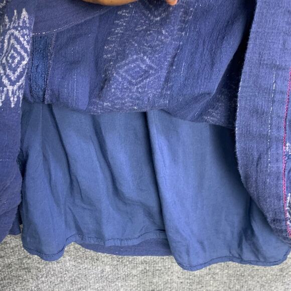 ANTHROPOLOGIE AKEMI KIN Dress Sz 4 Embroidered Metallic Cotton Morwen Shift - Picture 10 of 13